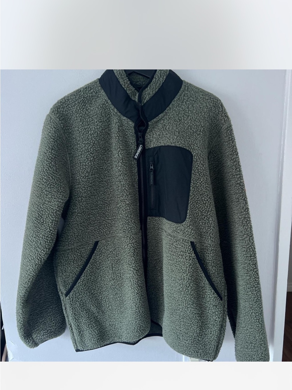 Men's Olive Green Performance Fleece Jacket